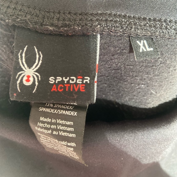 Spyder Fleece lined leggings with size pockets sz XL - Picture 3 of 3